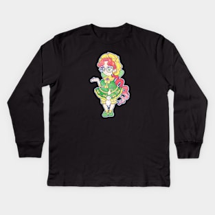 Old-fashioned magical girl Kids Long Sleeve T-Shirt